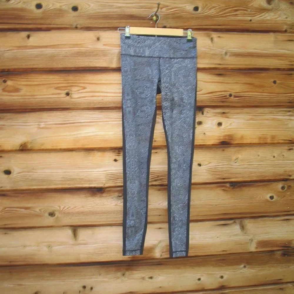 Lululemon Wunder Under Pant Full-On Luon Bead Envy Silver Spoon Multi  Deep Co